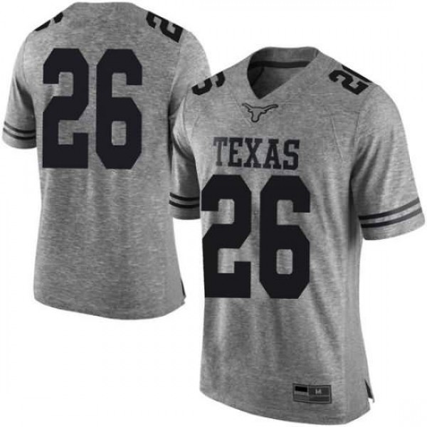 Men's University of Texas #26 Keaontay Ingram Gray Limited Football Jersey